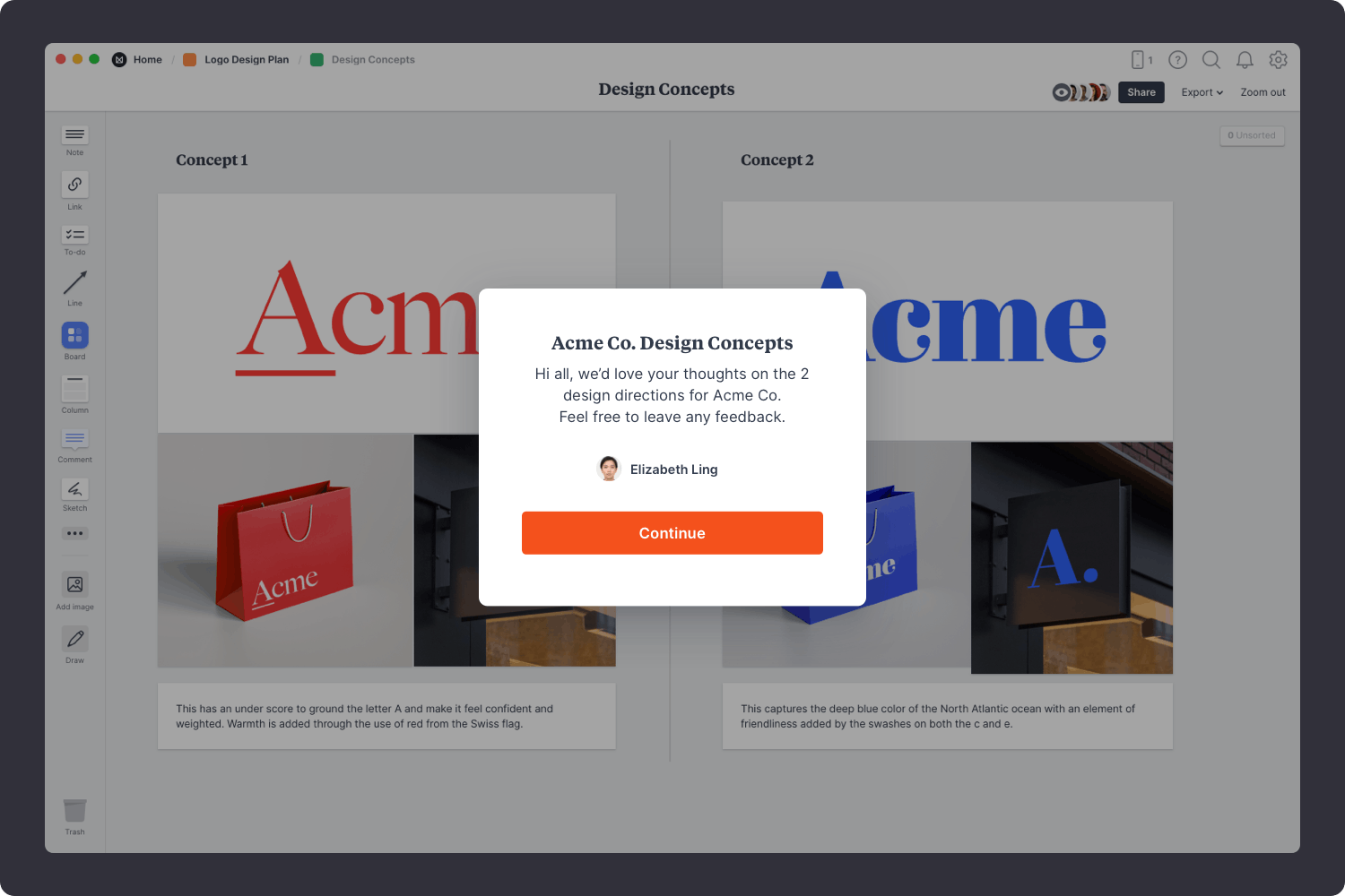 logo presentation step 3