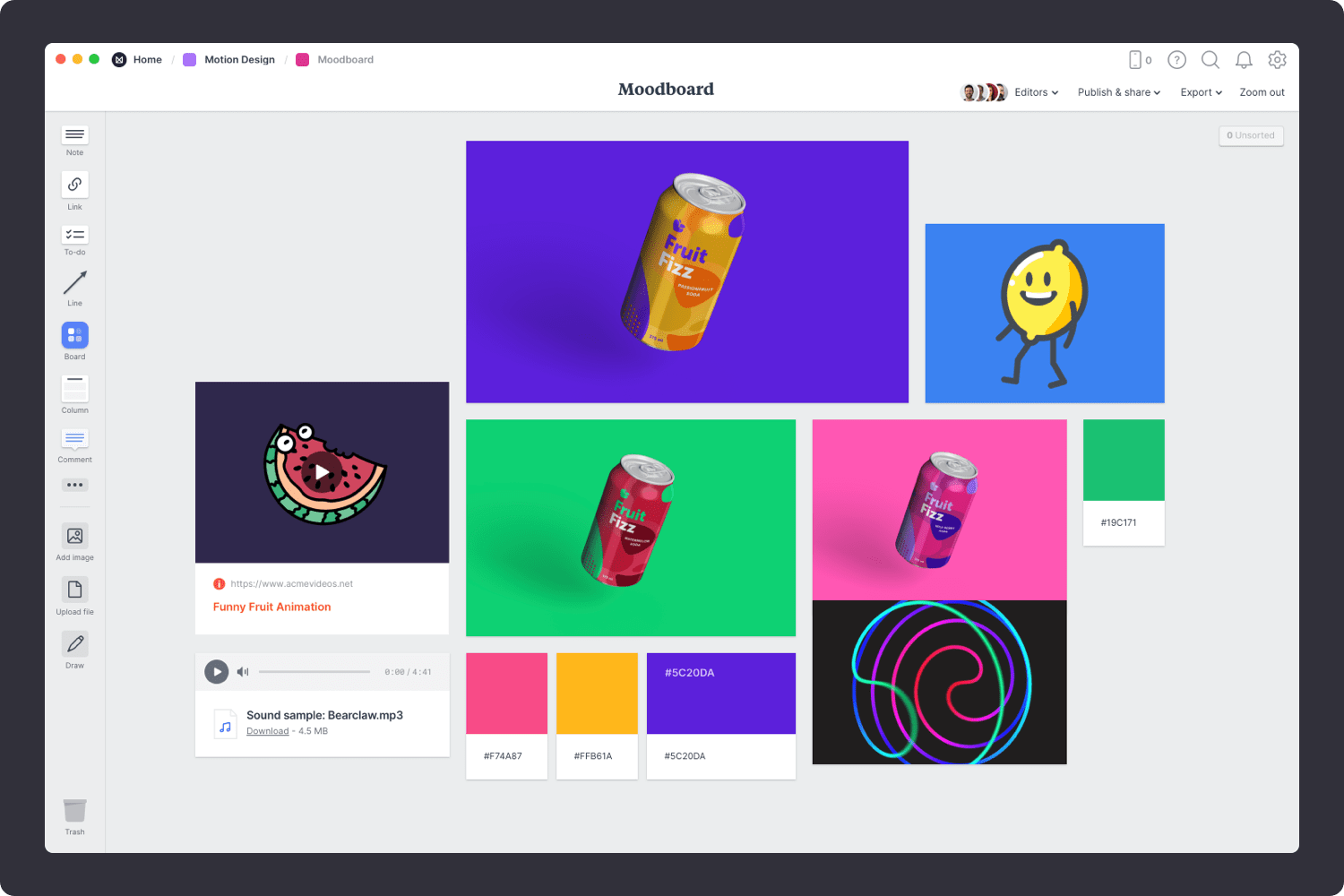 motion design moodboard step06