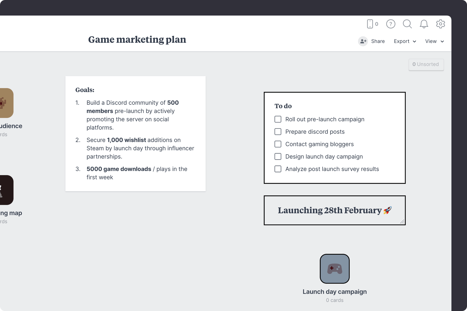 Game marketingplan step05
